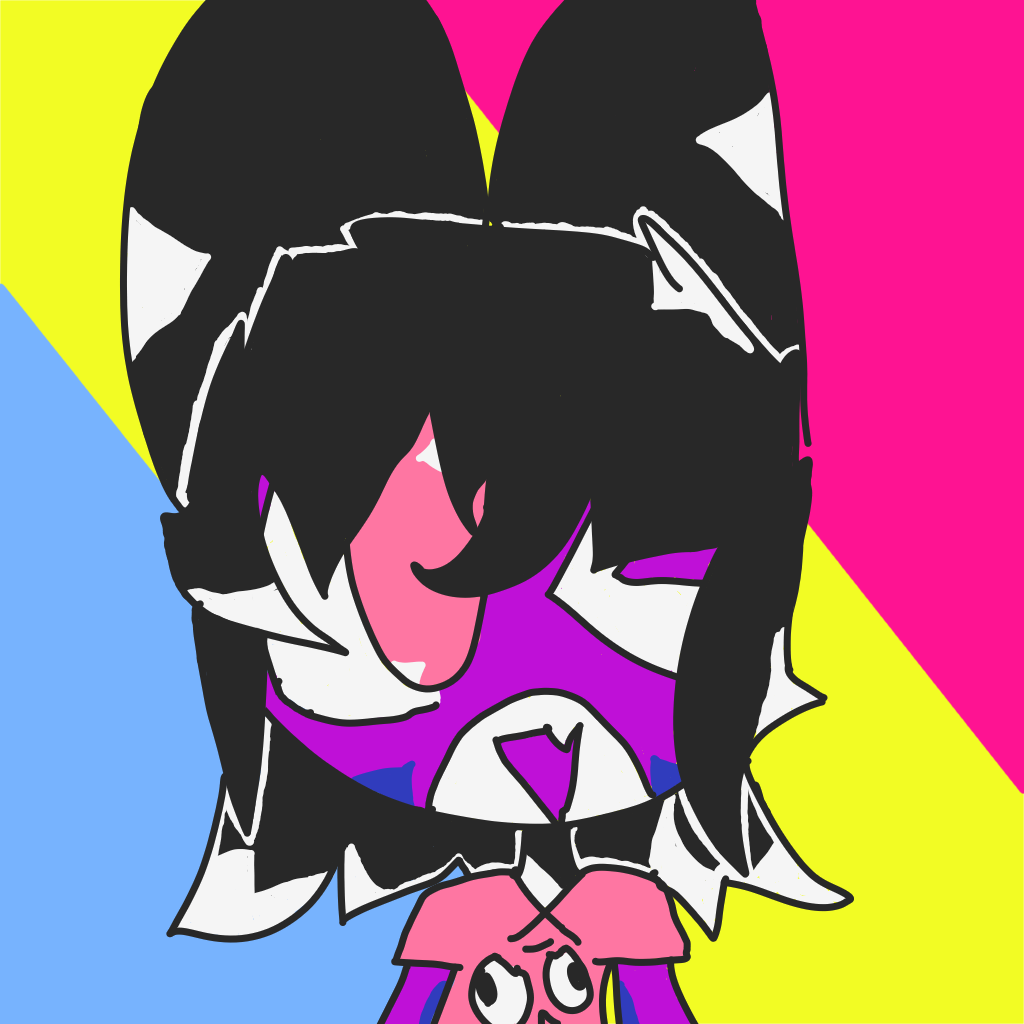 the genderfluid colored creature